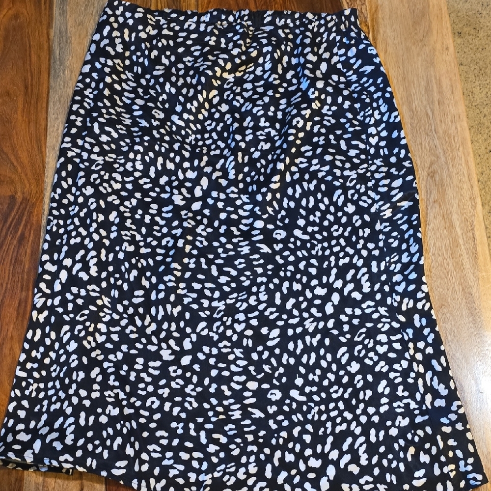 Dress Forum Black and White Patterned Pencil Skirt